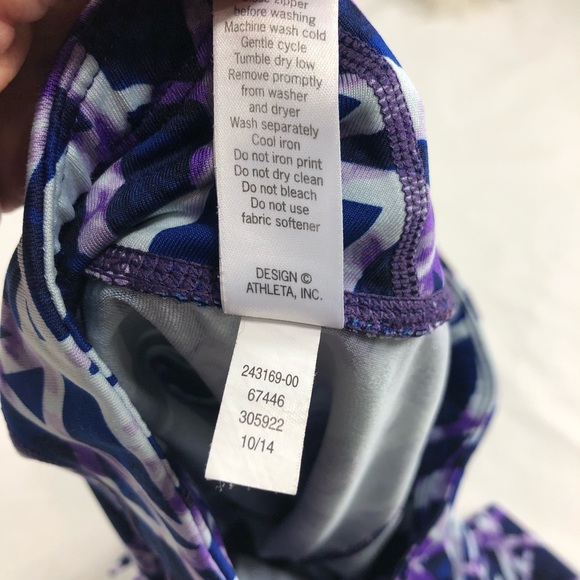 Athleta Geometric Print Leggings XS - Picture 6 of 8